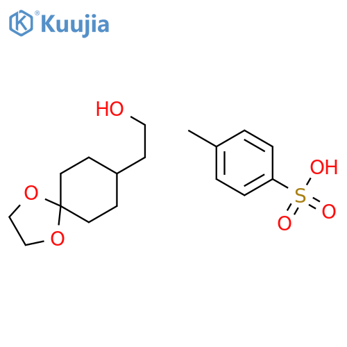 1,4-DIOXASPIRO[4.5]DECANE-8-ETHANOL, 4-METHYLBENZENESULFONATE structure