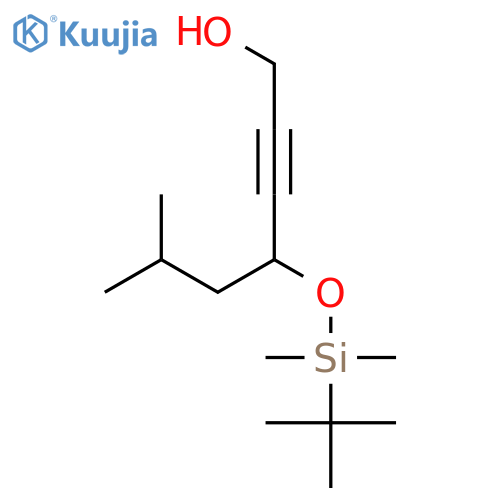 2-Heptyn-1-ol, 4-[[(1,1-dimethylethyl)dimethylsilyl]oxy]-6-methyl- structure