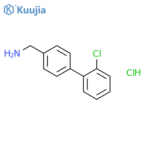 4-(2-Chlorophenyl)Benzylamine Hydrochloric Acid Salt structure