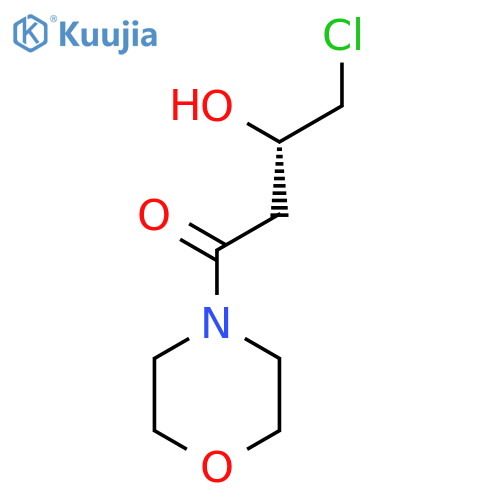 MORPHOLINE, 4-[(3S)-4-CHLORO-3-HYDROXY-1-OXOBUTYL]- structure