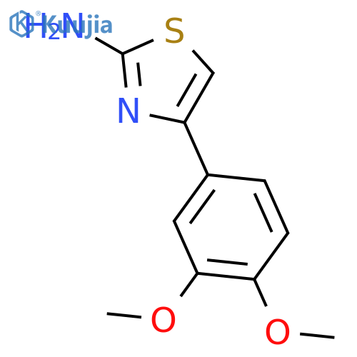 4-(3,4-dimethoxyphenyl)-1,3-thiazol-2-amine structure