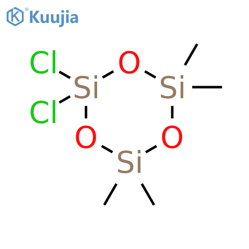 Cyclotrisiloxane, 2,2-dichloro-4,4,6,6-tetramethyl- structure