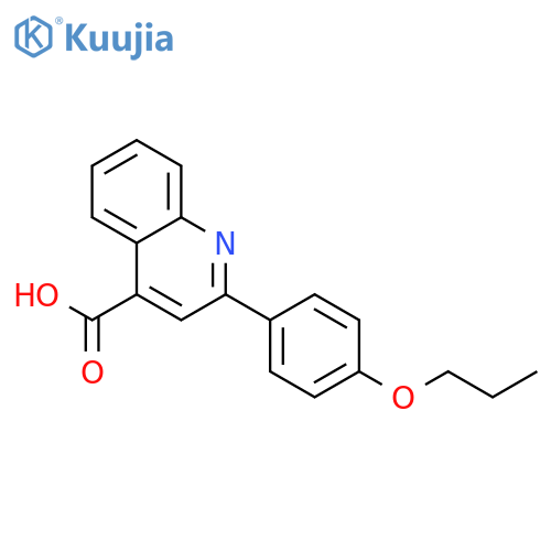 2-(4-Propoxyphenyl)quinoline-4-carboxylic Acid structure
