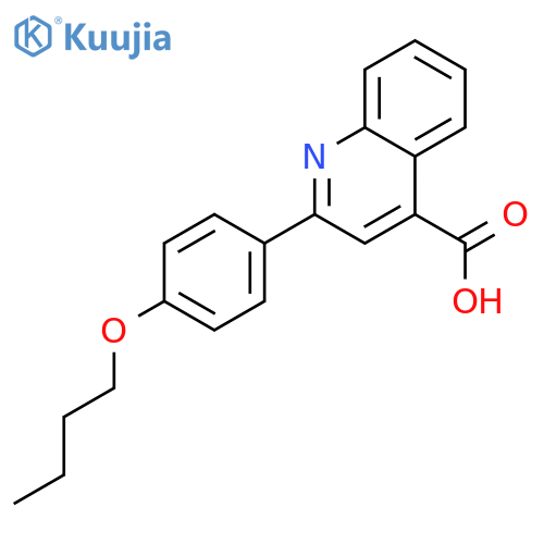 2-(4-Butoxyphenyl)quinoline-4-carboxylic acid structure