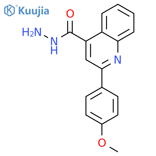 2-(4-Methoxyphenyl)quinoline-4-carbohydrazide structure