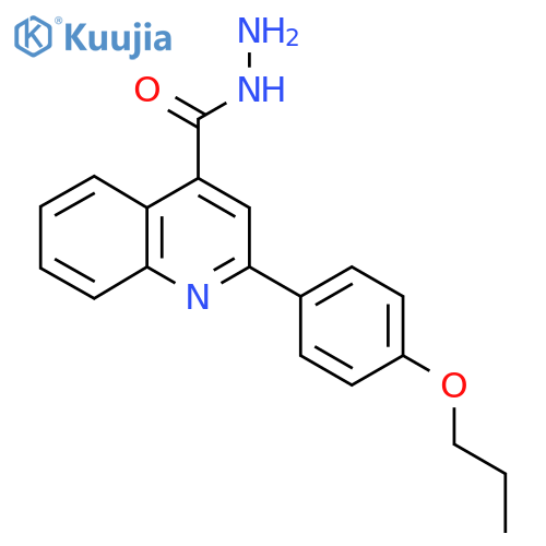 2-(4-Propoxyphenyl)quinoline-4-carbohydrazide structure