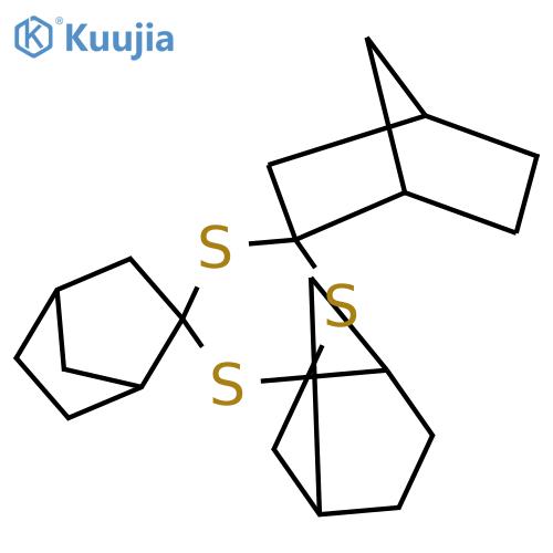 Trispiro[1,3,5-trithiane-2,2':4,2'':6,2'''-trisbicyclo[2.2.1]heptane] structure