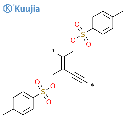 POLY[(1E)-1,2-BIS[[[(4-METHYLPHENYL)SULFONYL]OXY]METHYL]-1-BUTEN-3-YNE-1,4-DIYL] structure