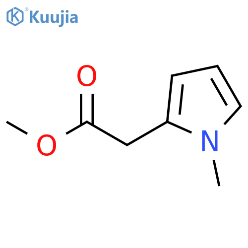 Methyl 2-(1-methyl-1H-pyrrol-2-yl)acetate structure