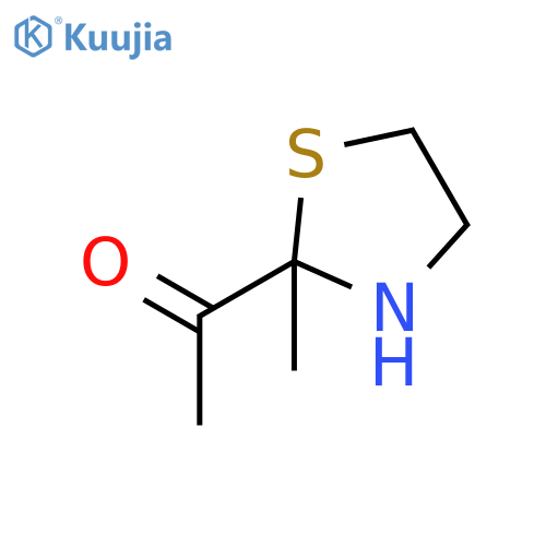 Ethanone,1-(2-methyl-2-thiazolidinyl)- structure
