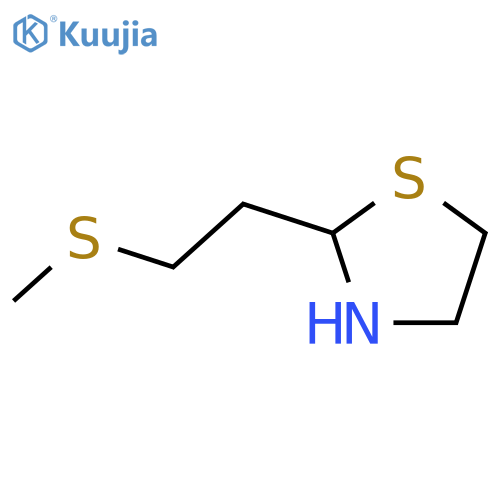 Thiazolidine, 2-[2-(methylthio)ethyl]- structure
