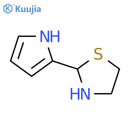 Thiazolidine, 2-(1H-pyrrol-2-yl)- structure