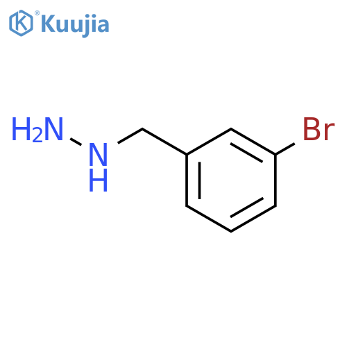 [(3-bromophenyl)methyl]hydrazine structure