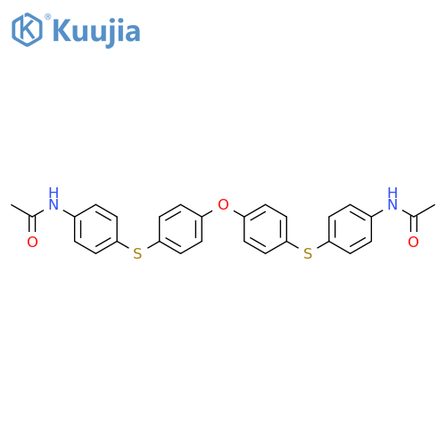 N,N'-[oxybis(benzene-4,1-diylsulfanediylbenzene-4,1-diyl)]diacetamide structure