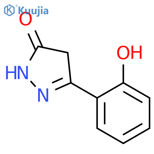 5-(2-Hydroxy-phenyl)-2,4-dihydro-pyrazol-3-one structure