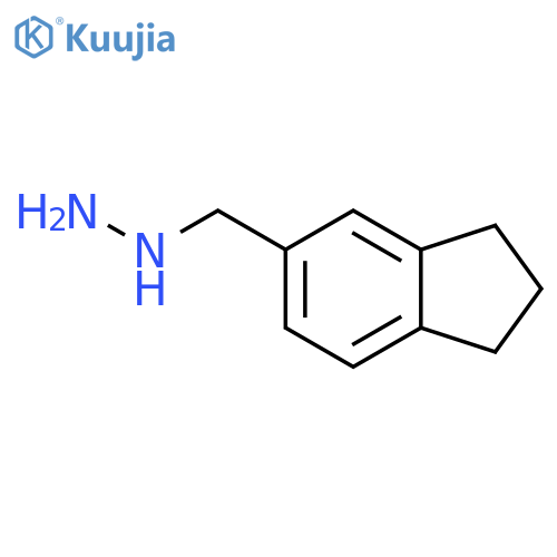 (2,3-dihydro-1H-inden-5-yl)methylhydrazine structure
