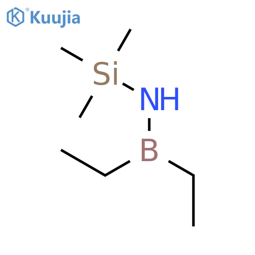BORANAMINE, 1,1-DIETHYL-N-(TRIMETHYLSILYL)- structure