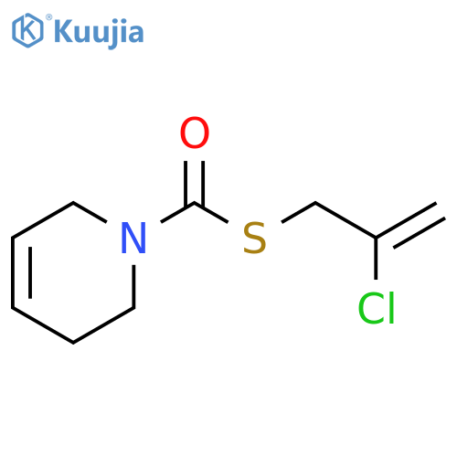 1(2H)-Pyridinecarbothioic acid, 3,6-dihydro-, S-(2-chloro-2-propenyl)ester structure