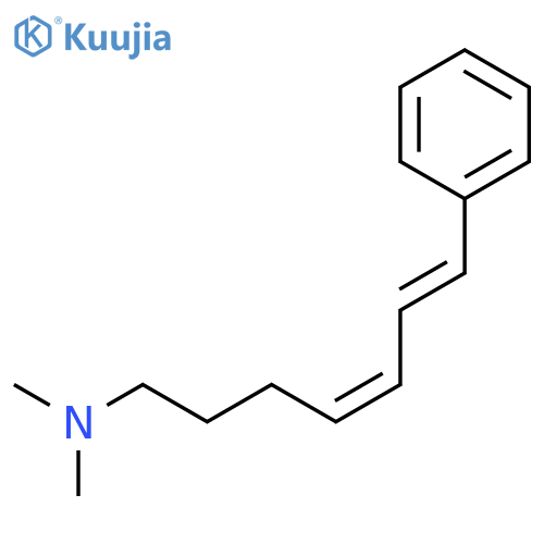 4,6-Heptadien-1-amine, N,N-dimethyl-7-phenyl-, (Z,E)- structure
