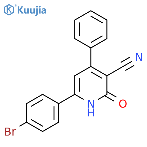 6-(4-Bromophenyl)-2-oxo-4-phenyl-1,2-dihydropyridine-3-carbonitrile structure