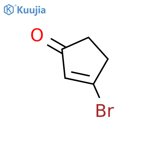 2-Cyclopenten-1-one, 3-bromo- structure
