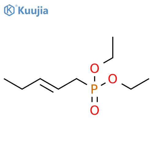 Phosphonic acid, P-(2E)-2-penten-1-yl-, diethyl ester structure