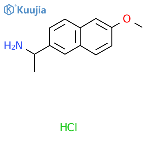 [1-(6-Methoxy-2-naphthyl)ethyl]amine hydrochloride structure