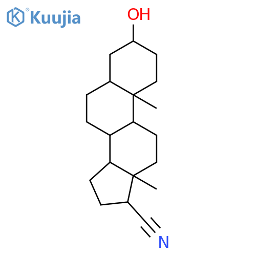 Androstane-17-carbonitrile,3-hydroxy-, (3a,5a,17b)- structure