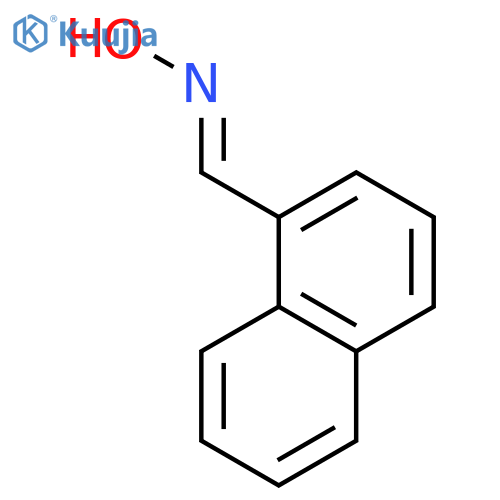 1-Naphthaldehyde oxime structure