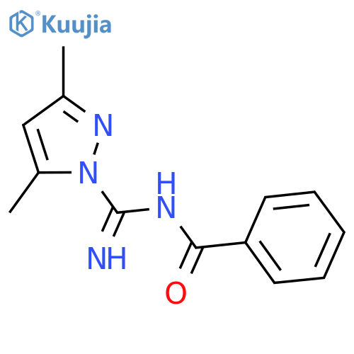 N-(3,5-Dimethyl-1H-pyrazol-1-yl)(imino)methylbenzamide structure