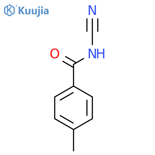 benzamide, n-cyano-4-methyl- (9ci) structure