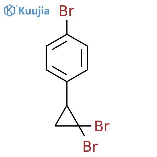 Benzene, 1-bromo-4-(2,2-dibromocyclopropyl)- structure