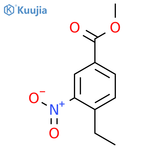 4-Ethyl-3-nitro-benzoic Acid Methyl Ester structure