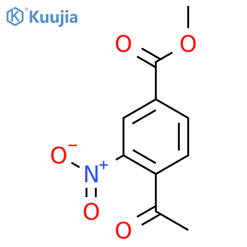Methyl 4-acetyl-3-nitrobenzoate structure