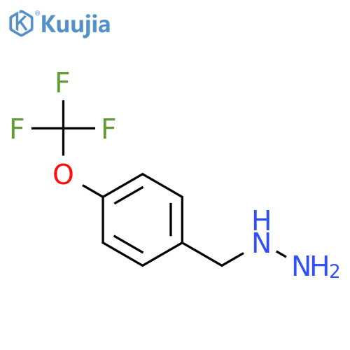 4-Trifluoromethoxybenzylhydrazine dihydrochloride structure