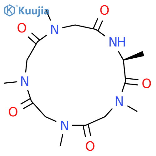 CYCLO(L-ALANYL-N-METHYLGLYCYL-N-METHYLGLYCYL-N-METHYLGLYCYL-N-METHYLGLYCYL) structure