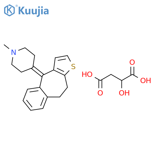 Pizotifen malate structure