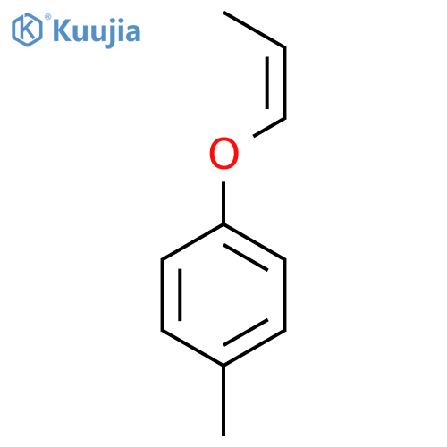 BENZENE, 1-METHYL-4-[(1Z)-1-PROPENYLOXY]- structure