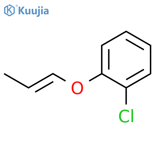 Benzene, 1-chloro-2-[(1E)-1-propenyloxy]- structure