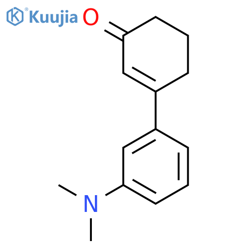 2-Cyclohexen-1-one, 3-[3-(dimethylamino)phenyl]- structure