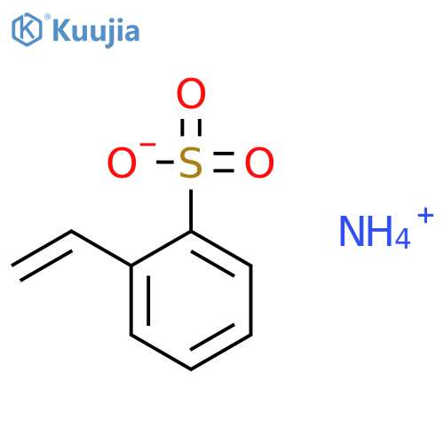 Benzenesulfonic acid,ethenyl-, ammonium salt (9CI) structure