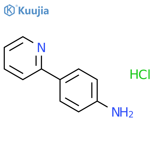 4-(Pyridin-2-yl)aniline hydrochloride structure