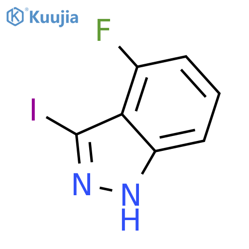 4-Fluoro-3-iodo-1H-indazole structure