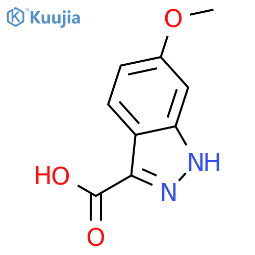 6-Methoxy-1H-indazole-3-carboxylic acid structure