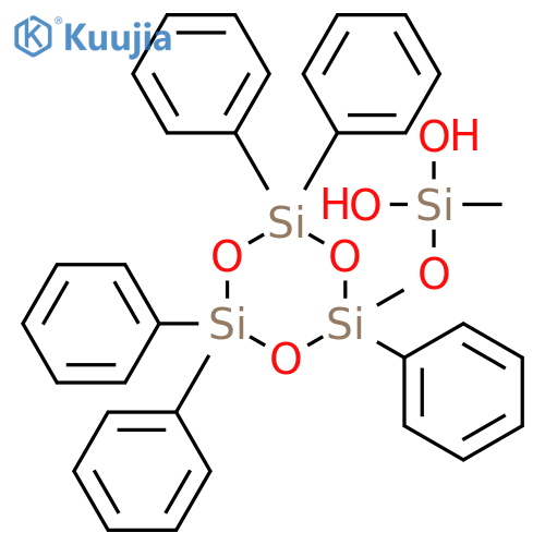 Silanediol, methyl[(2,4,4,6,6-pentaphenylcyclotrisiloxan-2-yl)oxy]- structure