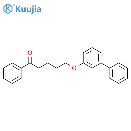 1-Pentanone, 5-([1,1'-biphenyl]-3-yloxy)-1-phenyl- structure