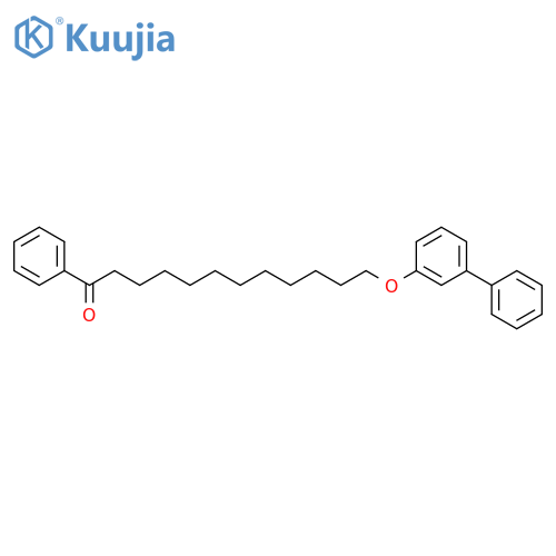 1-Dodecanone, 12-([1,1'-biphenyl]-3-yloxy)-1-phenyl- structure