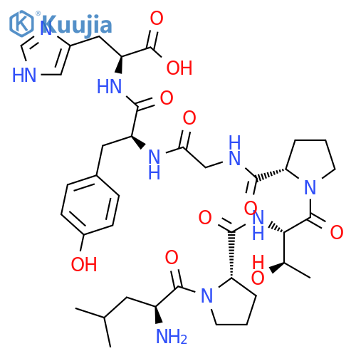L-Histidine, L-leucyl-L-prolyl-L-threonyl-L-prolylglycyl-L-tyrosyl- structure