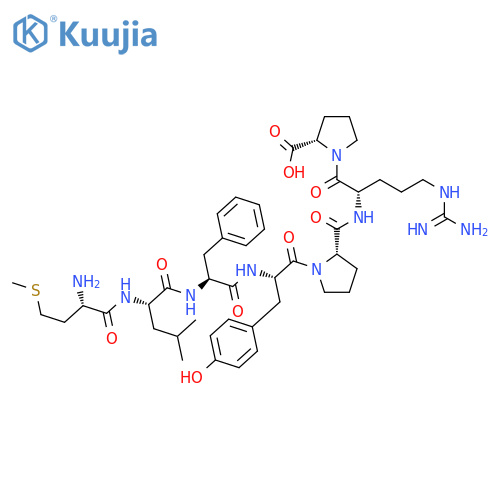 L-PROLINE, L-METHIONYL-L-LEUCYL-L-PHENYLALANYL-L-TYROSYL-L-PROLYL-L-ARGINYL- structure