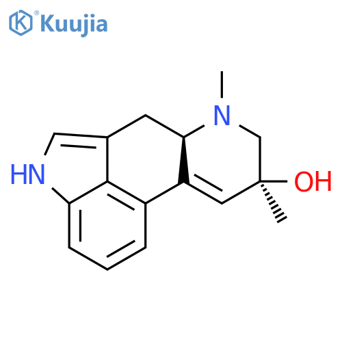 Ergolin-8-ol,9,10-didehydro-6,8-dimethyl-, (8a)- structure